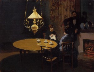 Claude Monet, Interieur, Apres diner